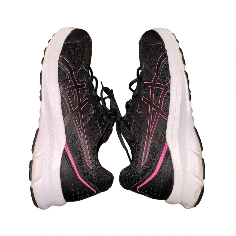 ASICS Gel-Excite 8‎ Running Shoes Womens 8.5 Wide Pre-Owned Sneakers Black Pink